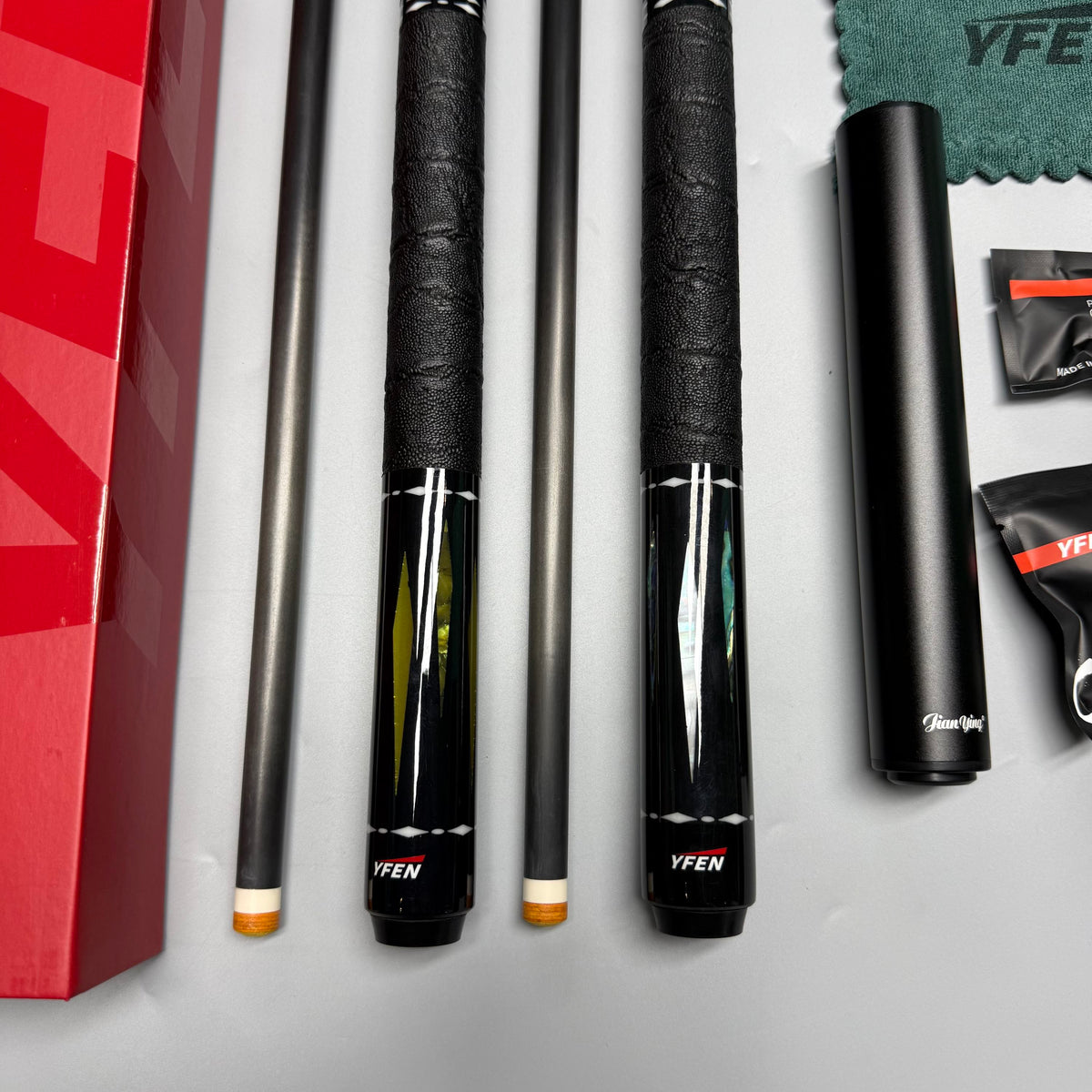 Kit de queue de billard en fibre de carbone Yfen