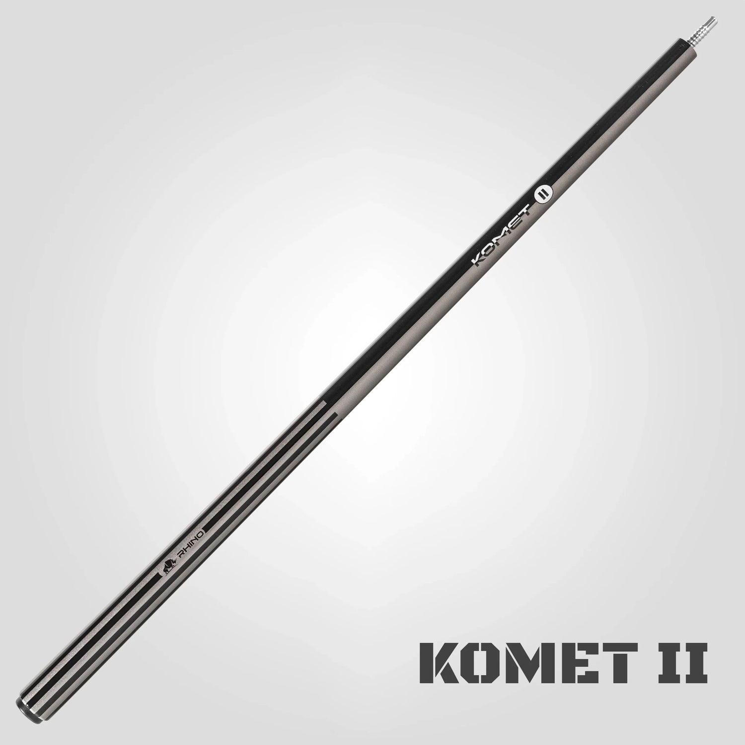 Komet II - Break Cue - Black Gray No Wrap