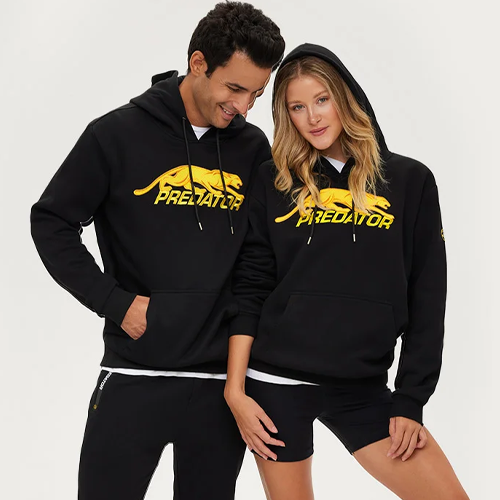 Predator Black with Yellow Cat Hoodie