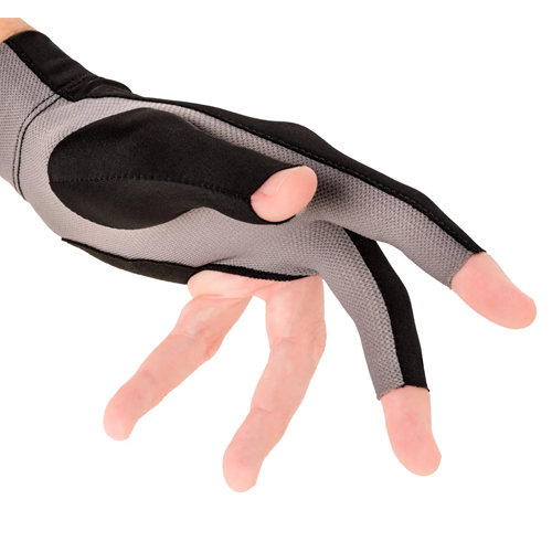 Predator Second Skin Black/Grey Billiard Glove - Left Hand