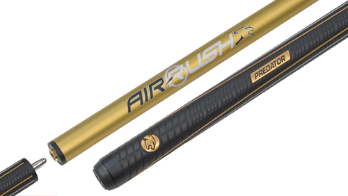 Predator Air Rush Gold Jump Cue - Sport Wrap