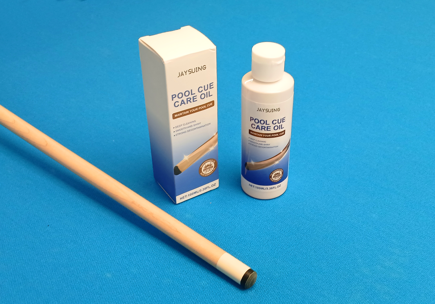Wood billiard cue care oil