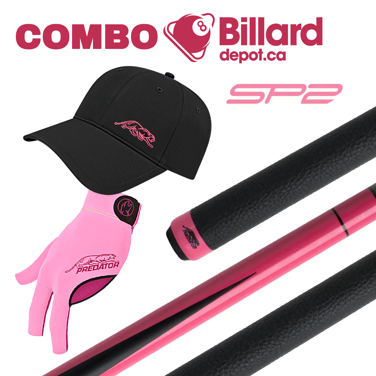 Predator SP2 Pink 2 - Combo Billarddepot.ca