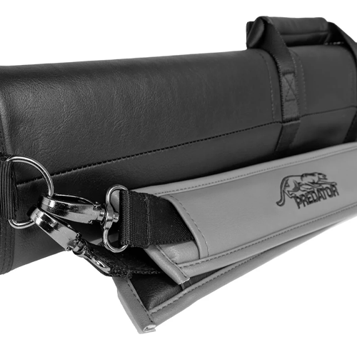 Roadline Black/Grey Backpack Pool Cue Case - 2 Butts x 4 Shafts