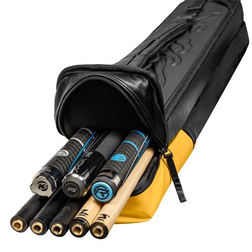 Predator Urbain Black and Yellow Hard Pool Cue Case - 3 Butts x 5 Shafts