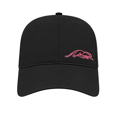 Predator Black Billiard Hat Pink Embroidered Panther