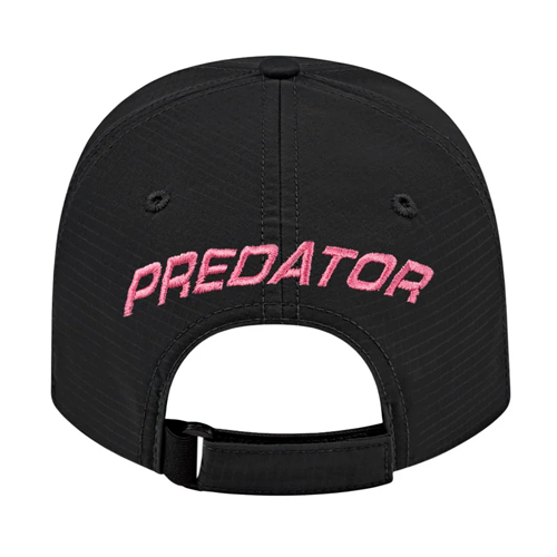 Predator Black Billiard Hat Pink Embroidered Panther