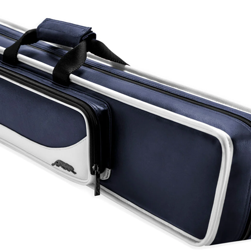 Predator Roadline Blue/White Soft Pool Cue Case - 4 Butts x 8 Shafts