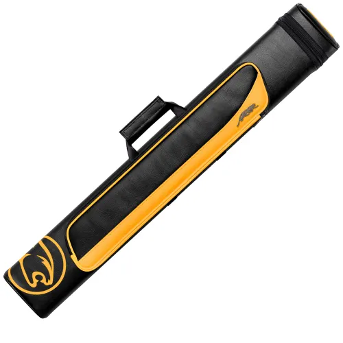 Étui rigide pour queue de billard Roadline noir/jaune - 3 fûts x 5 tiges