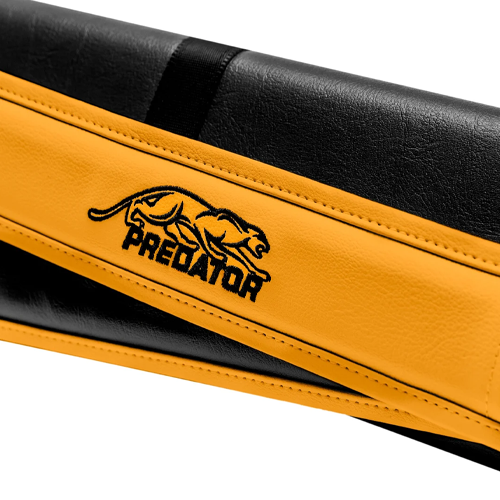 Roadline Black/Yellow Hard Pool Cue Case - 3 Butts x 5 Shafts