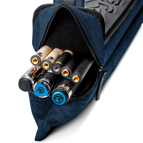 Predator Urbain Blue Hard Pool Cue Case - 3 Butts x 5 Shafts