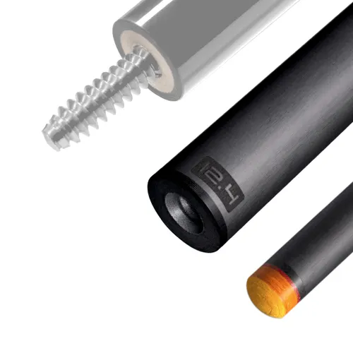Predator REVO 12.4 mm Shaft for 3/8x10 Joint - Black Vault Plate