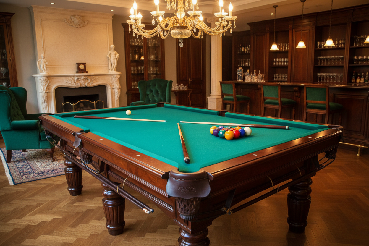 How to calculate space to install a pool table.