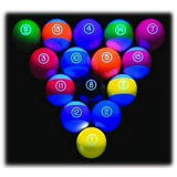 Balles de billard Fluorescentes