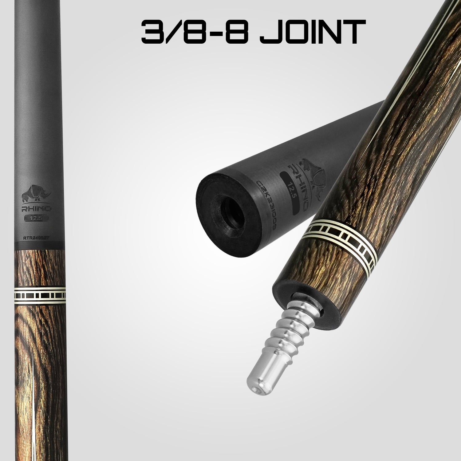 RETRÔ - Bocote Lizard Microfiber Leather Wrap & Point