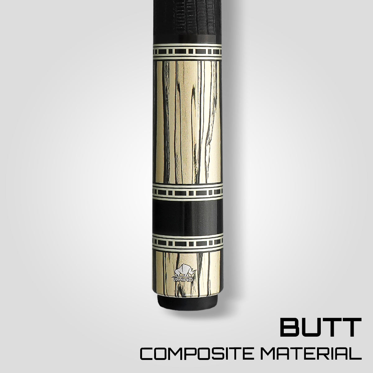 RETRÔ - Pale Moon Ebony Lizard Microfiber Leather Wrap & Point