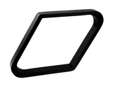 Black Wooden Diamond for 9 balls 2 1/4''