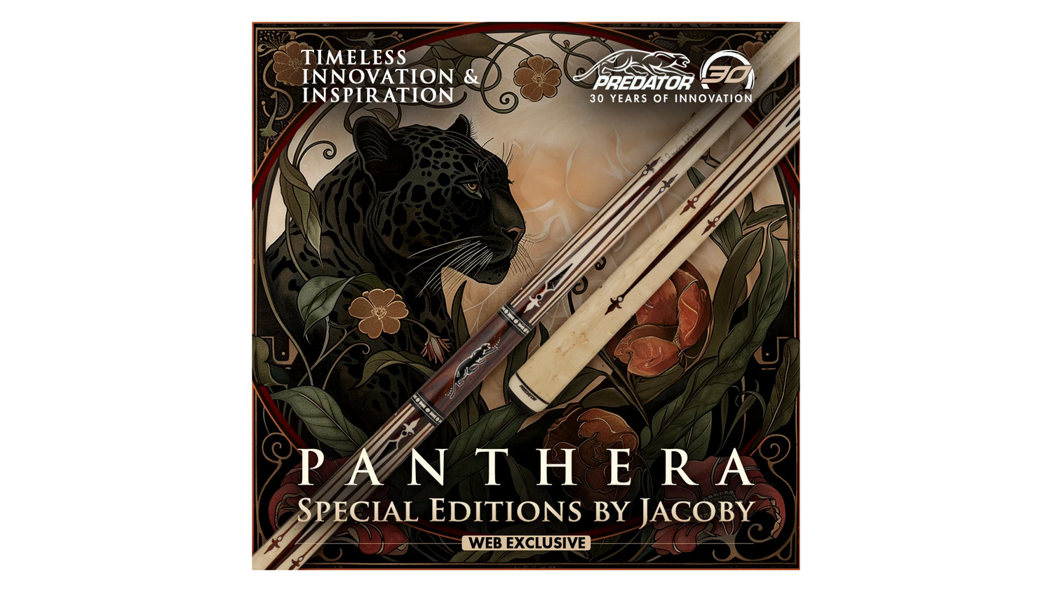 Queue de billard Predator Panthera Nitara 9-3 Special Edition - Exclusivité en ligne