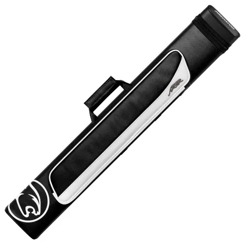 Roadline Black/White Hard Pool Cue Case - 3 Butts x 5 Shafts