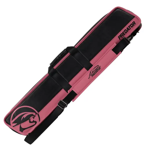 Roadline Black/Pink Pool Cue Soft Case - 4 Butts x 8 Shafts