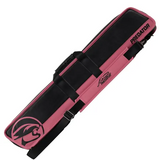 Roadline Black/Pink Pool Cue Soft Case - 4 Butts x 8 Shafts