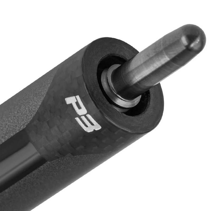 Predator P3 Metallic Grey Pool Cue - Leather Luxe Wrap